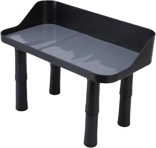 Elevated Dog Bowl Stand, Adjustable Lifting Anti Tip Plastic Neck Protection Dog Cat Food Bowl Raised Stand Feeding Table
