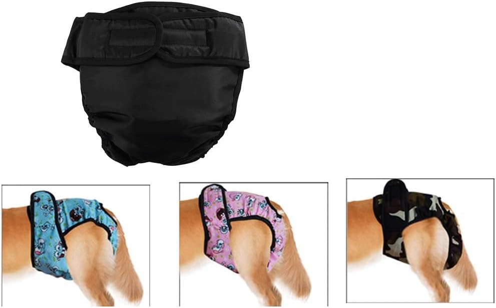 Pet Diapers Physiological Pants Sanitary Washable Female Pet Panties Shorts Pet Pants (Color : Blue Size: M Code) (Pink M Code)