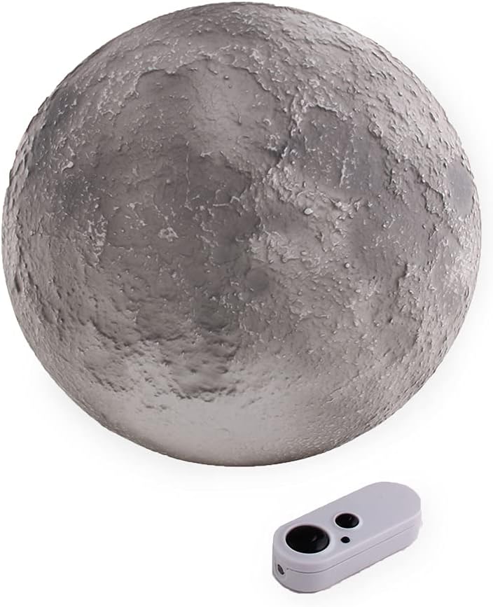 Uncle Milton Moon in My Room - 12 Light-Up Lunar Phases, Remote Control or Automatic, STEM Toy, Great Gift for Boys & Girls Ages 6+