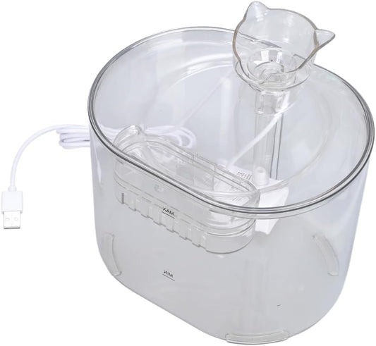 Cats Water Fountain Automatic Water Bowl Large Capacity Pet Water Dispenser Dogs Drinking Fountain for Small Cats Dogs