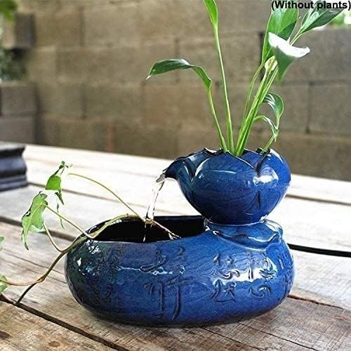 Fountain Pet Water Dispenser Electric Pet Supplies Automatic Circulation Filter Water Smart Drinking Fountain for Cat and Dog Pet Water Dispenser (Color : Blue) (Brown)
