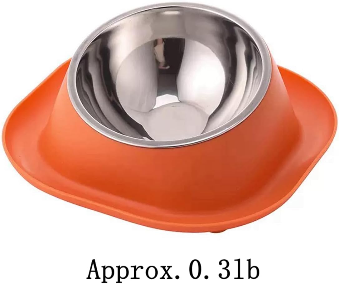 No Spill Cat Bowl Ant Proof Cat Dish for Kitten Pet Dog Small Animals Blue S