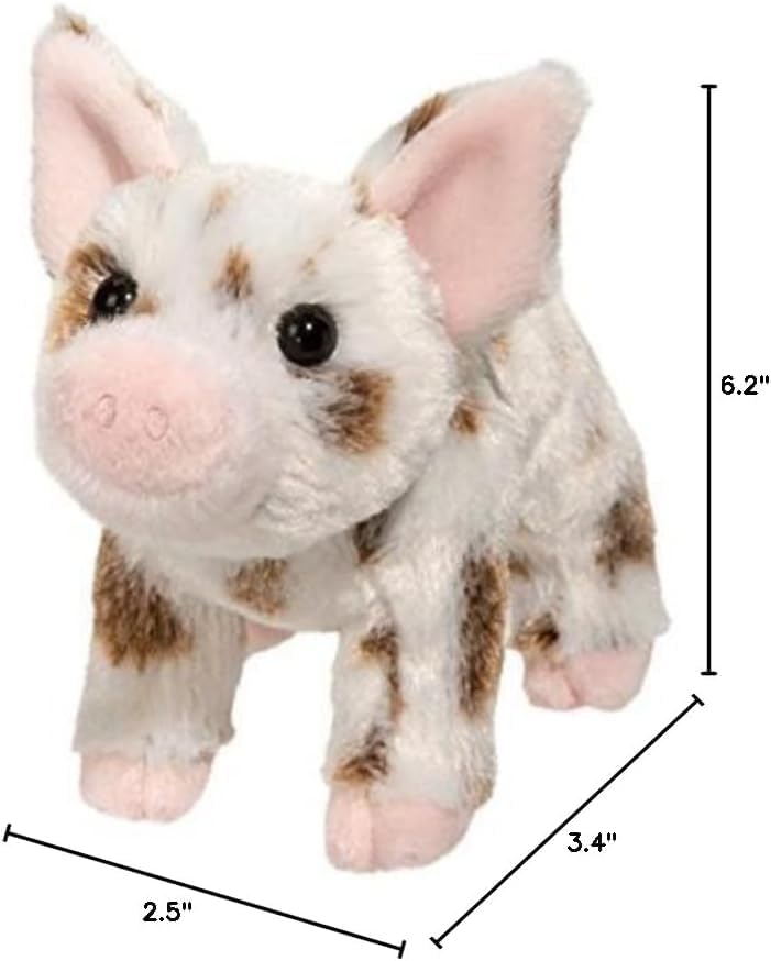 Douglas Yogi Brown Spotted Pig Plush Stuffed Animal