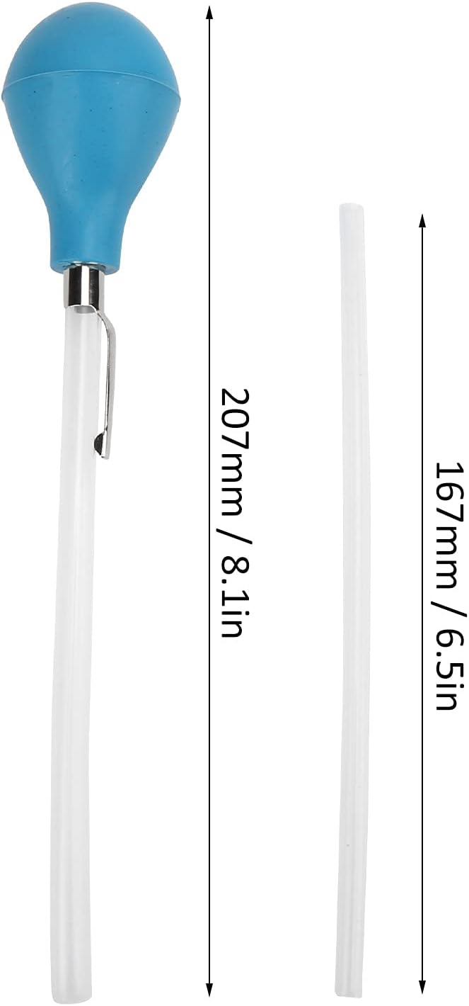 Fly Fishing Stomach Pump Trout Fish Throat Accessories 8.1 inch Flying Fishing Stomach Pump Incubation Tool Understanding Fish Food Matching Bait