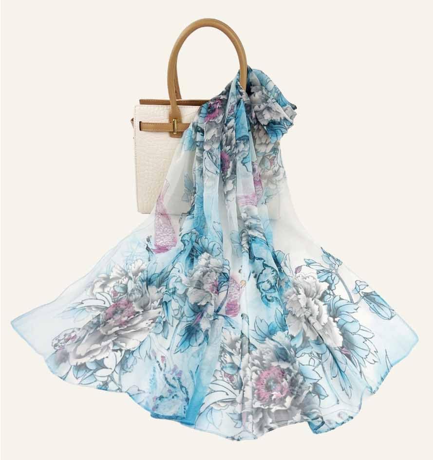 Xyueanlo Scarfs for Women Fashion Scarves Print Pattern Lightweight Sunscreen Scarf Wraps Shawls