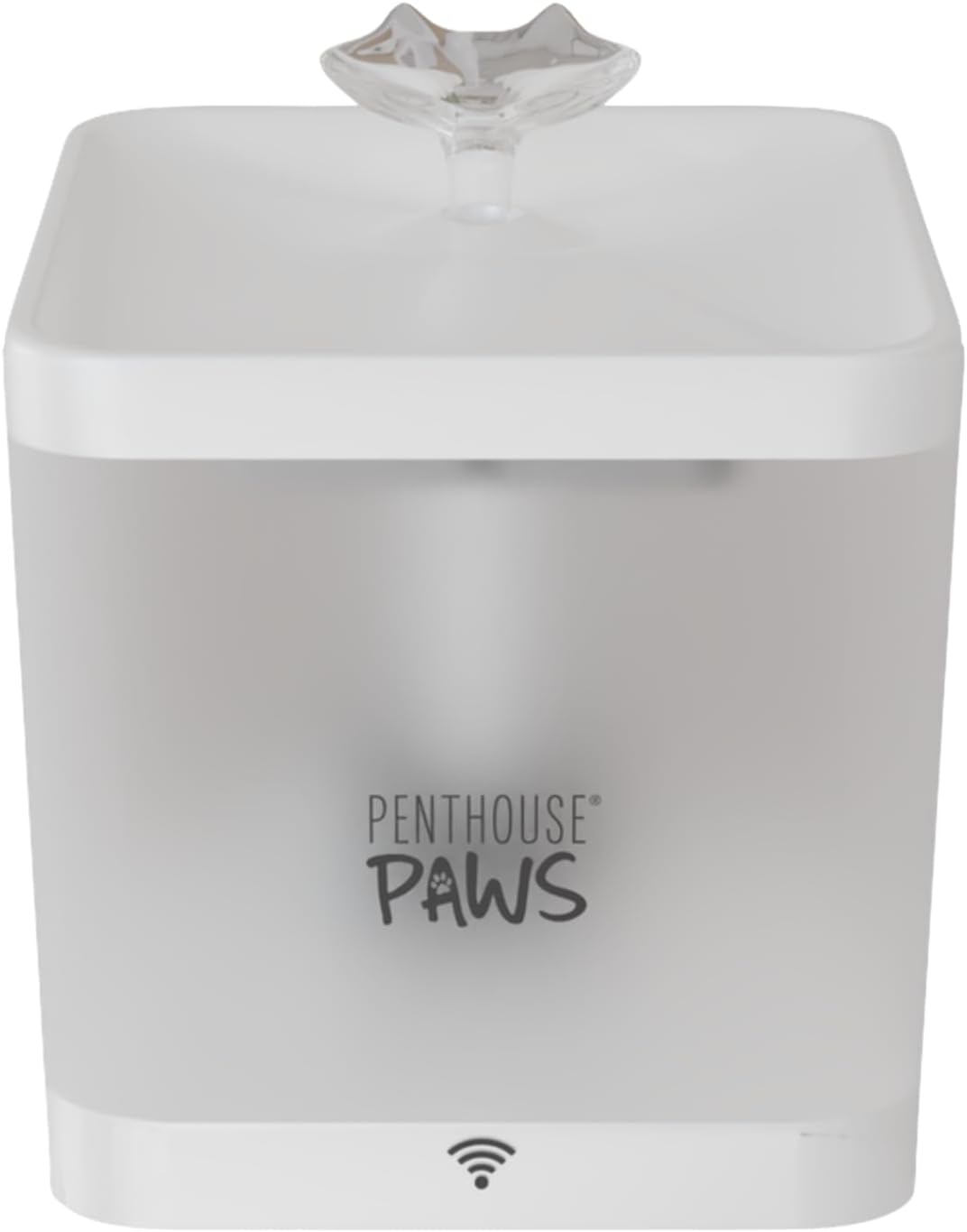 Penthouse Paws Smart Cat Water Fountain 2.2L, App Controlled Automatic Water Dispenser, Ultra Quiet Pump, 5-Stage Filter, Whisker Friendly Bowl, for Cat & Dog, White