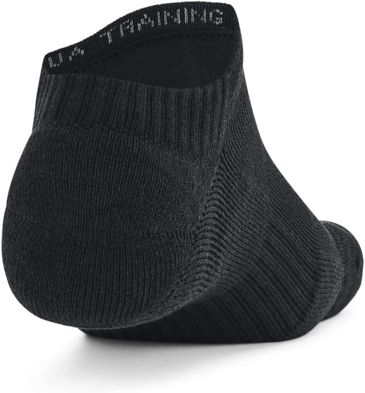 Under Armour Unisex-Adult Training Cotton No Show Socks 6 Pack