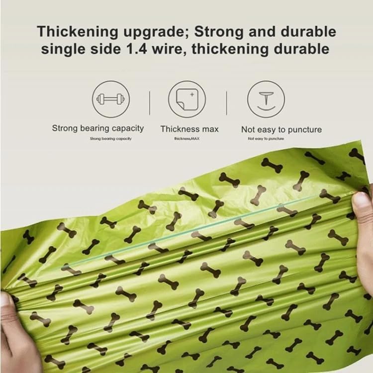 150 Dog Poop Bags w/FREE Dispenser & Hands-Free Bag Holder | Lavender Scented | Leak-Proof | Extra Thick | 13"x9" Biodegradable Waste Bags for All Dogs | Eco-Friendly!