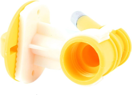 Plastic Pet Feed Kit Water Fountain Bottle Head Yellow Beige (id: 001 cc3 38e 03c d13