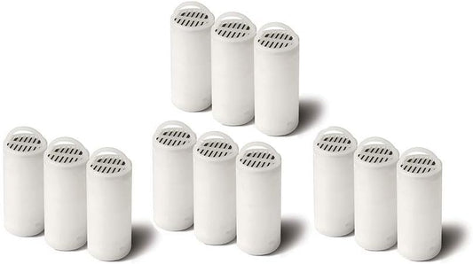 PetSafe Drinkwell 360 Fountain Carbon Filters - Supports Hydration - Coconut Shell Carbon - Clean Water Solution - Fits Drinkwell Stainless Multi-Pet & Plastic 360 Fountains - 12 Pack