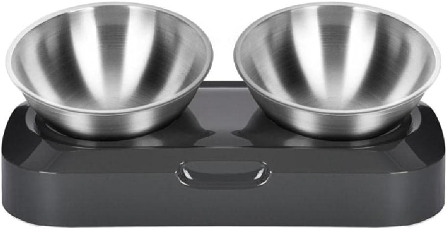 Dog Cat Bowls with Raised Stand Pet Food Water Feeder 15° Tilted Platform Non-slip Puppy Kitten Drinking Dispenser pet rubber dog toy dog fetching toy interactive outdoor dog flight flying saucer 18