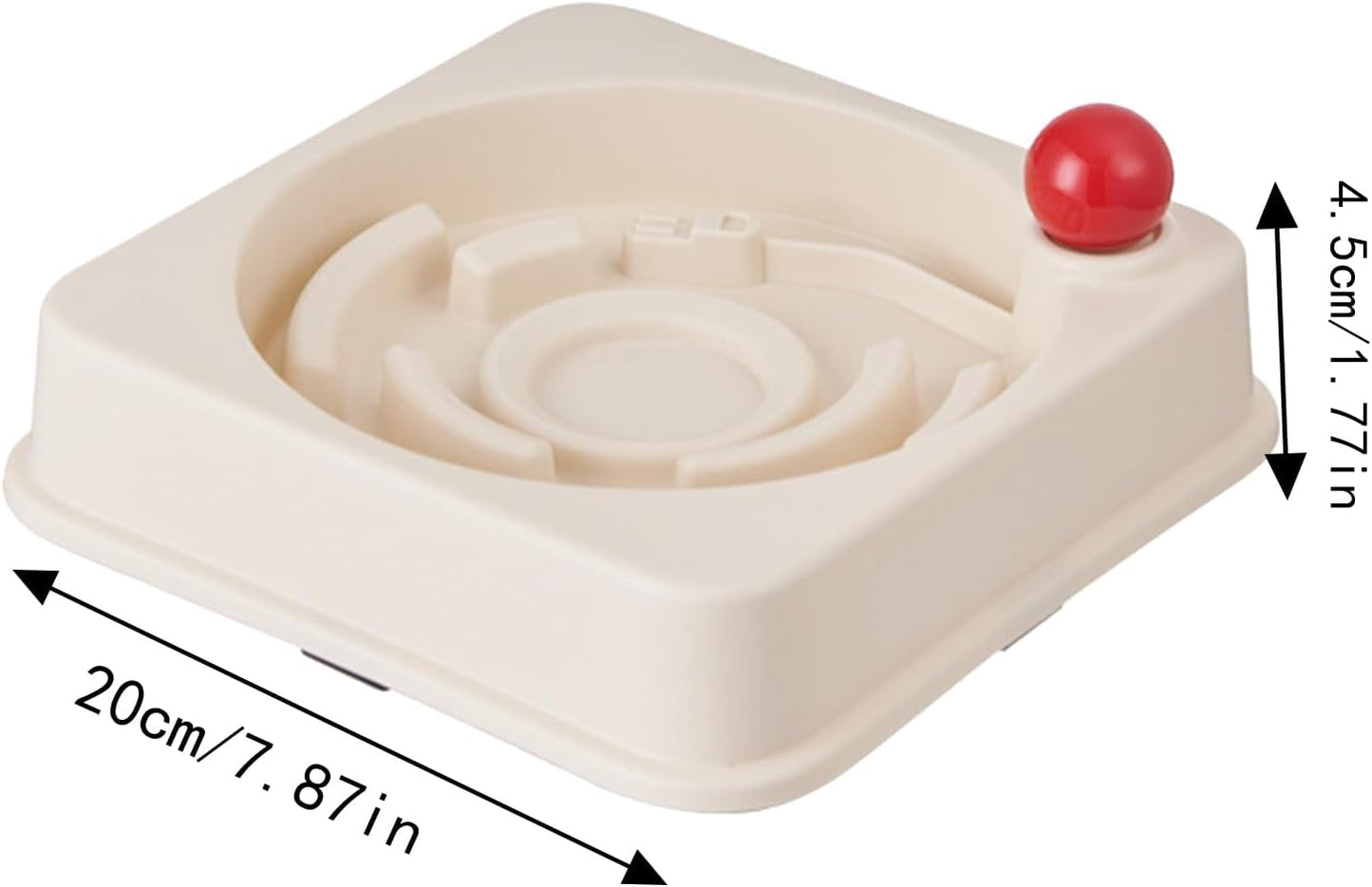 Slow Feed Cat Dish - Non-Slip Puzzle Bowl, Anti-Choking Design Ensuring Safe Meals, Practical Feeding Tool for Small Pets, Perfect for Mealtime, Healthy Eating, Training, and Controlled Eating