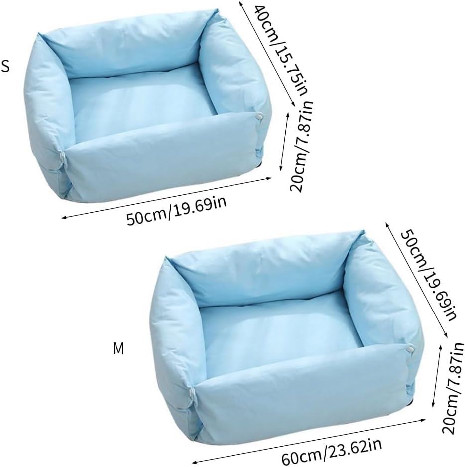 Large Pet Bed with Removable Cushion & Detachable Cover, Soft Thicken Nest for Dogs Cats,