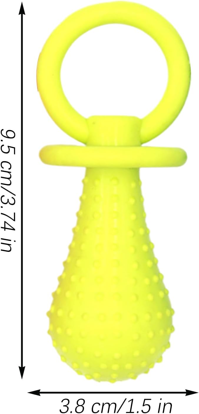 Dog Nipple Toy - Puppy Teething Imitation Breastfeeding Nipple, Responsive Safe Pet Molar Play Chew, Interactive Calming Teether for Travel Apartment Park Home Dorm Use 3.74x1.5 Inches