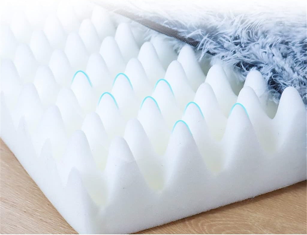 Ultra Plush Foam Dog Bed Rectangular Cat Dog Mats/Removable Cover Pet Mattress Cushion for Small Large Dogs (A XXL)