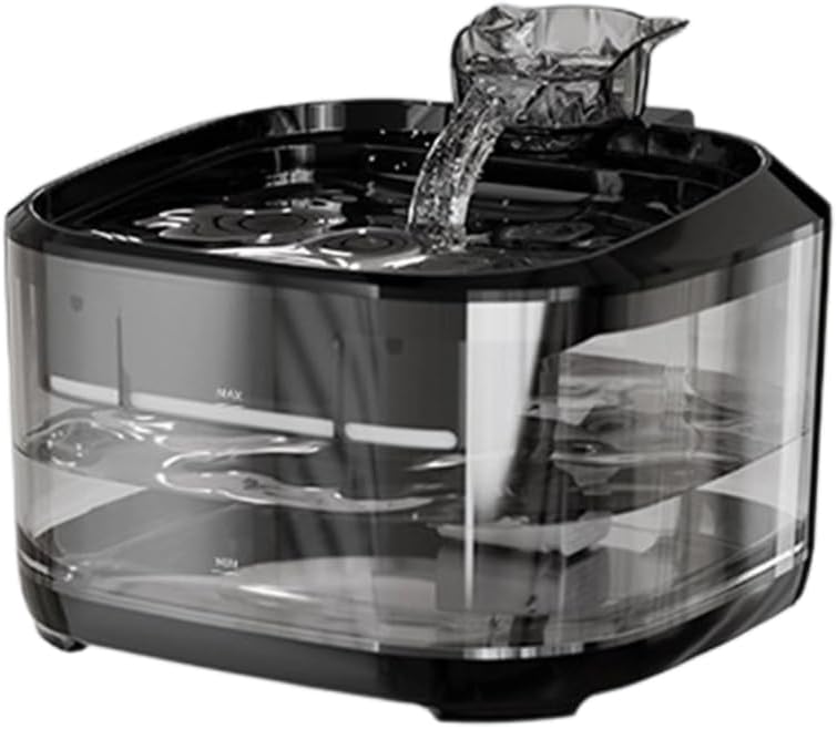 Automatic Pet Water Dispenser 5L Capacity USB Powered Cats Dog Fountain with Quiet and Circulating Hydrations Syste