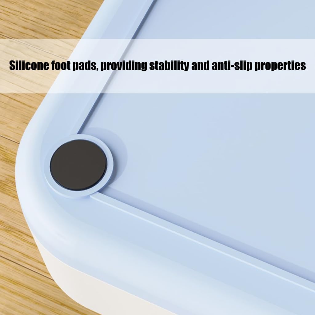 Elevated Dog Feeder with Removable Stainless Steel Bowl Anti Slip Feet Anti Spill Dog Cats Bowls