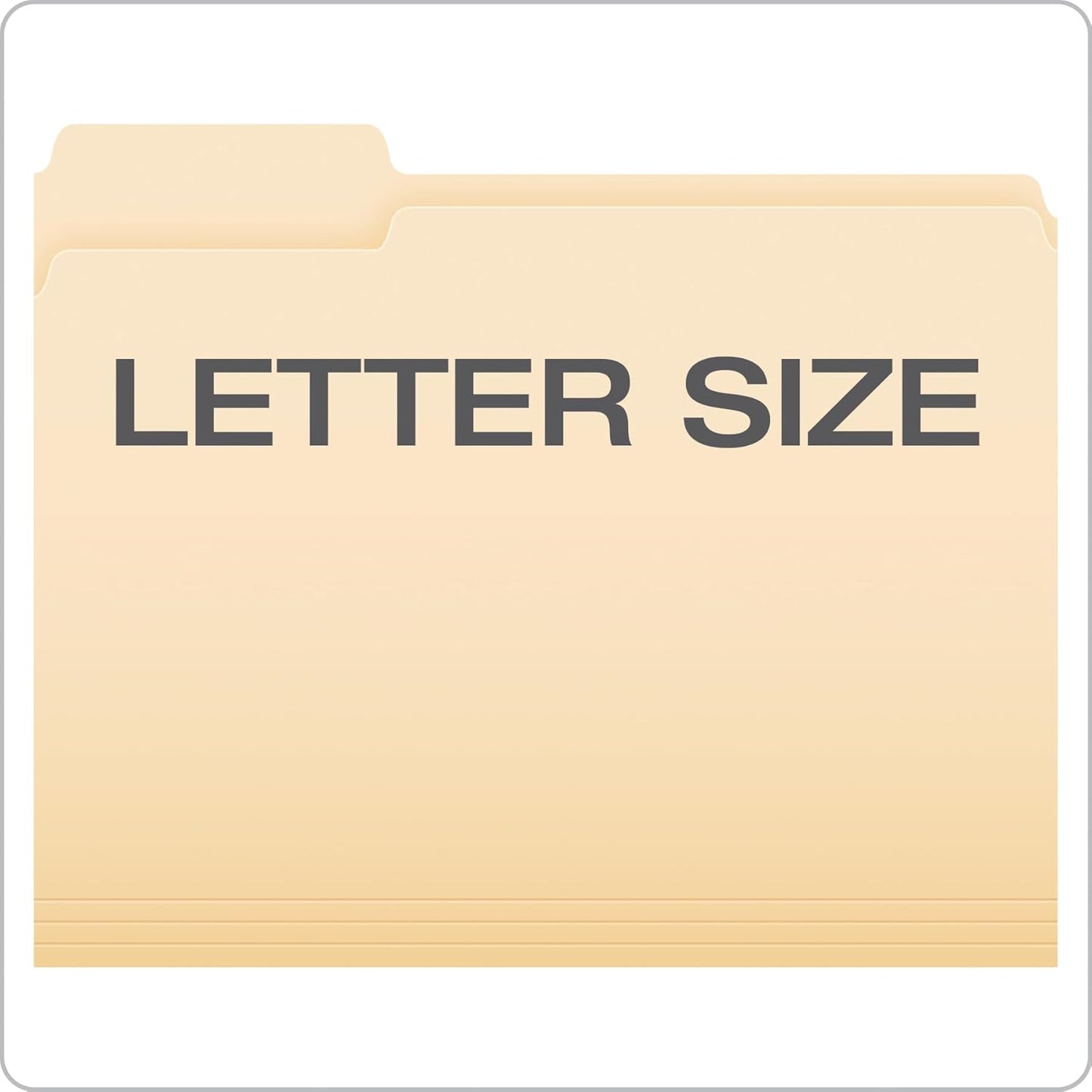 Pendaflex File Folders, Letter Size, 1/3 Cut, Manila, 250 per Box (752250)