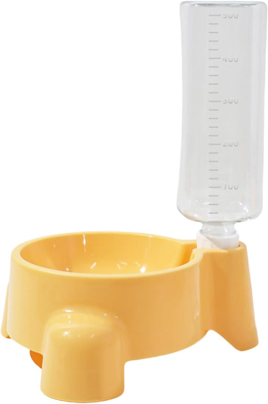 Dog Feeding Station Leak Water Fountains Detachable Bottle Anti Slip Base Design Bowl with and Food Detachable Food and Bowl