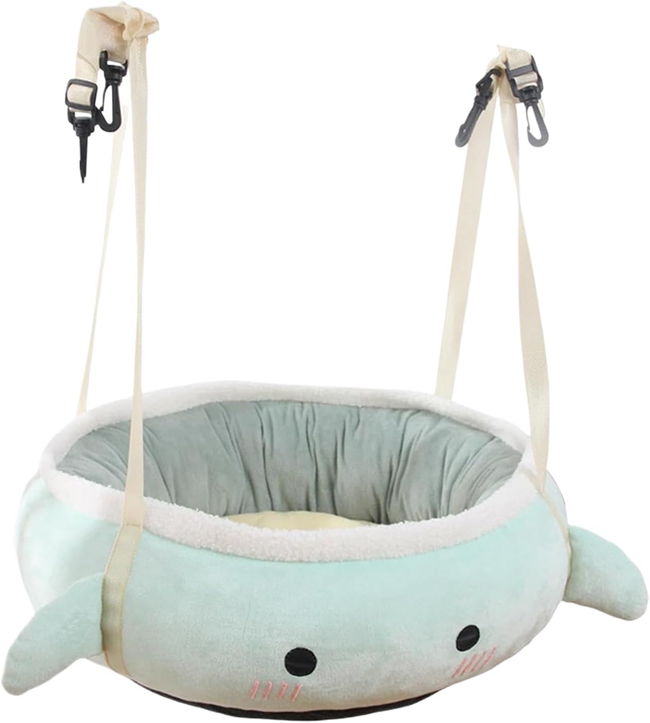 Feline Hanging Bed - Kitten Lounger, 1 Piece Animal Cradle for Window Perching, Pet Bunk with Suction Grips, Indoor Furniture, Sleeping Mat for Napping, Sunbathing and Relaxing by The Glass Panes