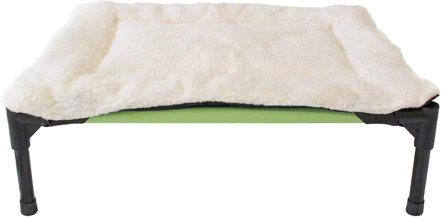 Midlee Fleece Dog Bed Topper for Dog Cot Beds (Large)