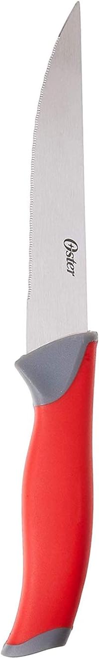Oster Lindbergh 14 Piece Cutlery Set, Red
