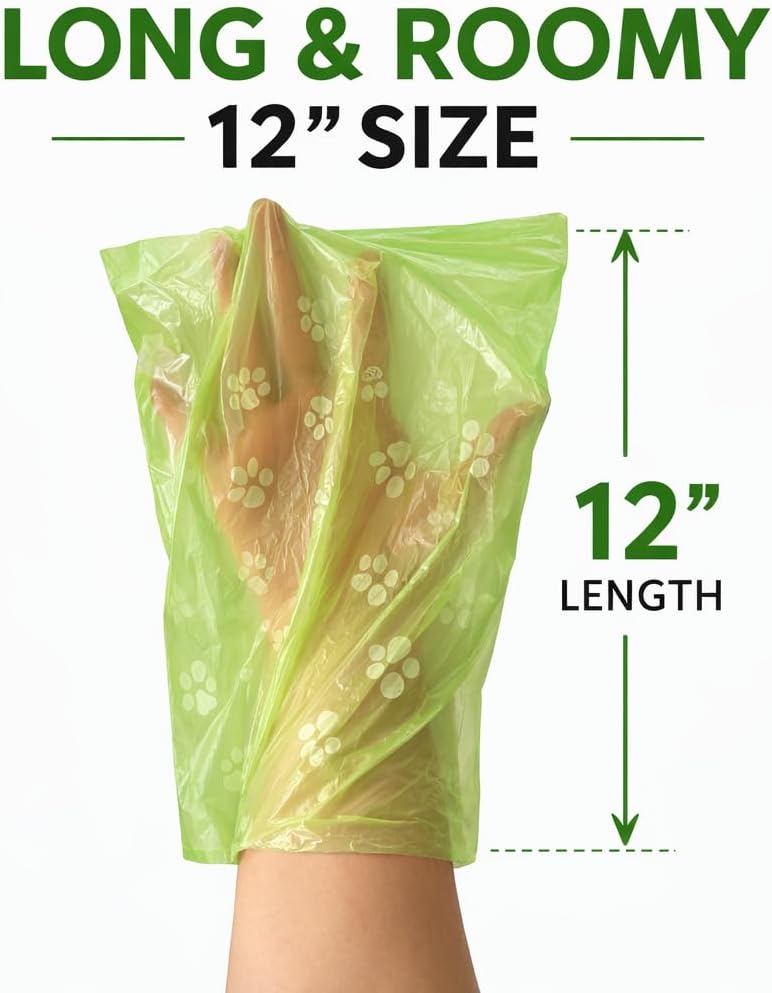 360 Count Dog Poop Bags – Eco Friendly Biodegradable Pet Waste Bags, Leak Proof - Unscented