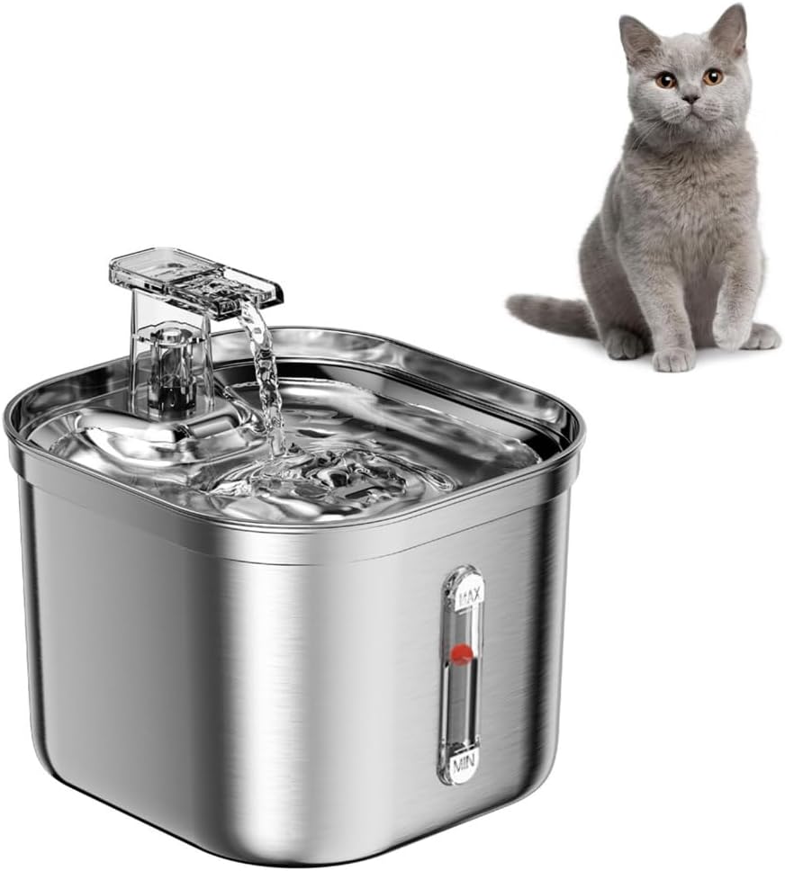 2.20L Pet Cats Water Fountain Low Noise Adjust Dog Water Bowl Water Dispenser