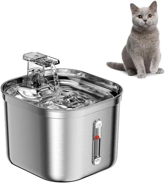 2.20L Pet Cats Water Fountain Low Noise Adjust Dog Water Bowl Water Dispenser
