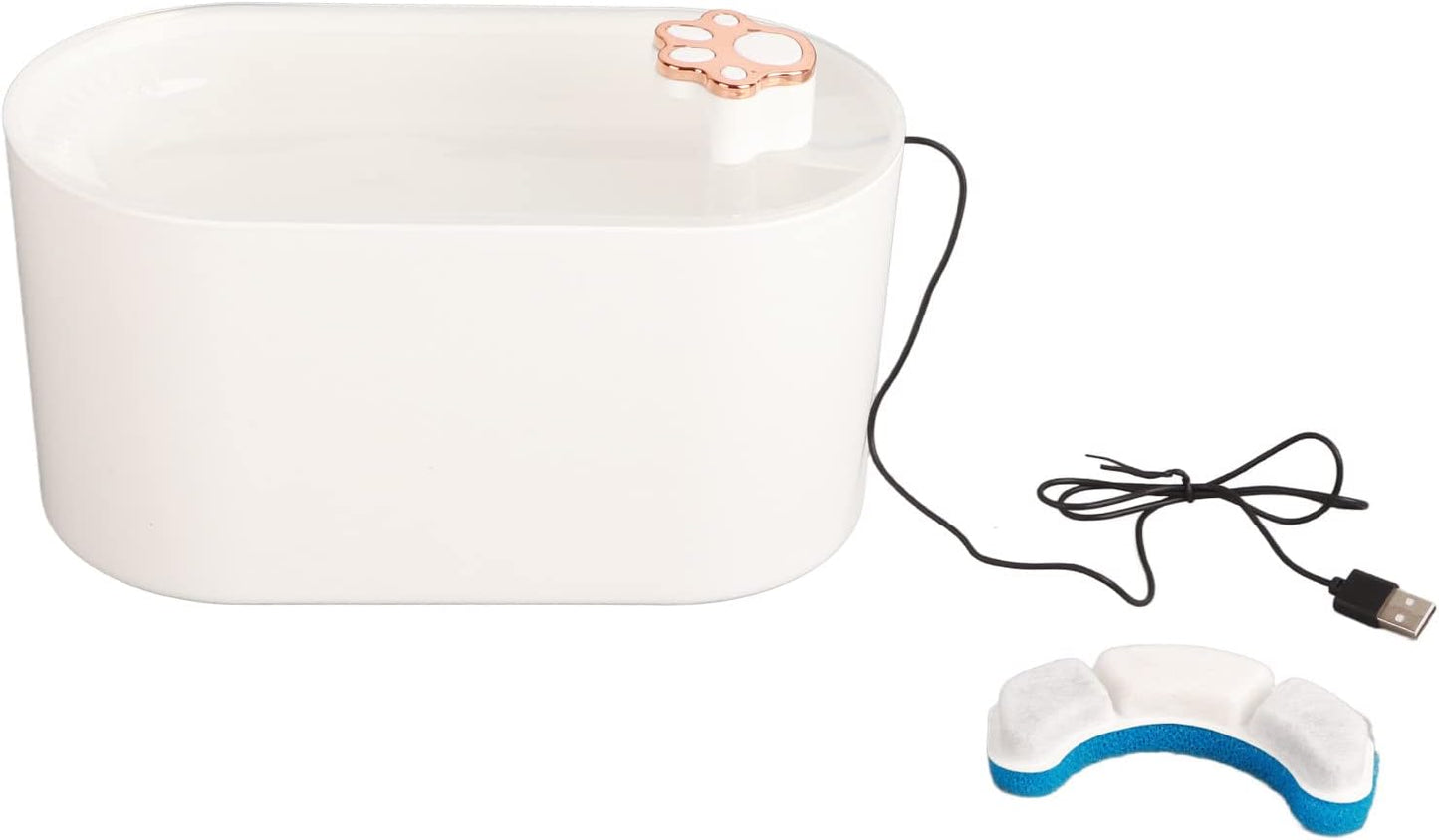 Cat Water Fountain Automatic Circulation Filtration Ultra Silent Pet Water Dispenser with Upgraded Motor for Cats Kitten (ZJchaotocbz14ve9-11)