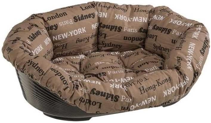 Ferplast 70222999ZP Sofa 2 Cat Bed Blue Checked