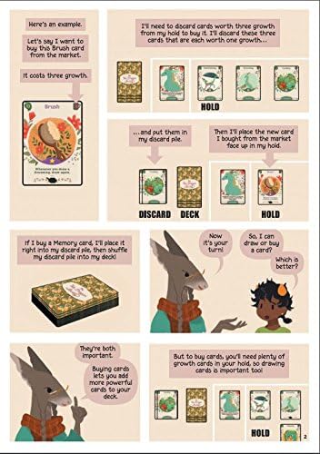 Renegade Game Studios The Tea Dragon Society Card Game 2-4 Players, Ages 10 up Deck Building