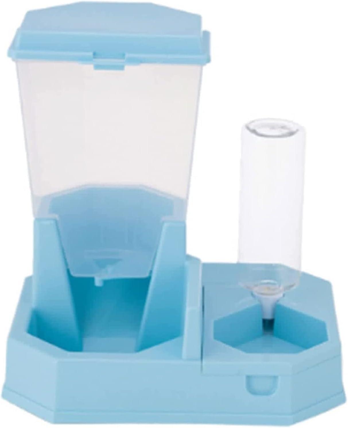 Fountain 2 in 1 Pets Automatic Water Feeder 2.5L/0.5L Automatic Dog Feeder Cat Water Dispensers Unplugged Feed Water Pet Supplies for Small Medium Large Cat Dog Pet Water Dispenser