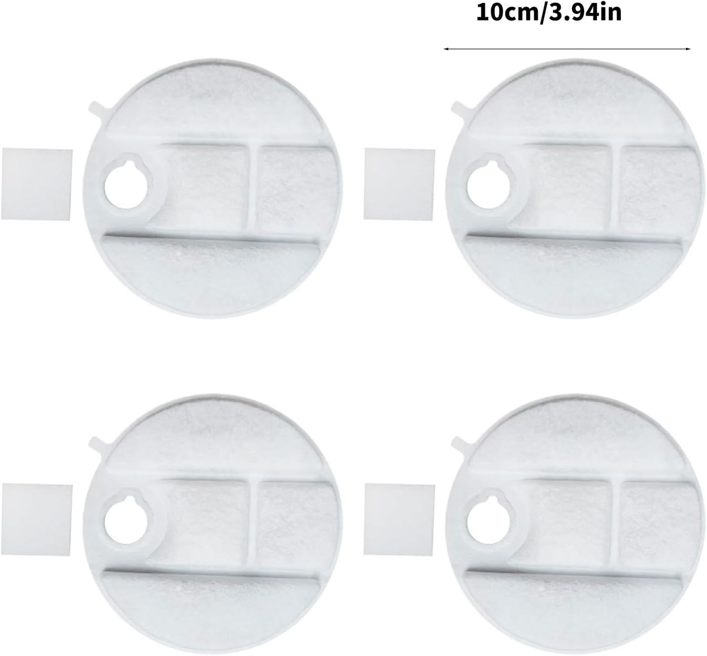 Replacement for Cats/Dog Water Dispenser Promote Better Drinking Pack of 4 Filter Makes Water Healthier