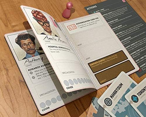 Pandemic Legacy Season 0 Board Game - Uncover Cold War Secrets and Save Humanity! Cooperative Strategy Game for Family Game Night, Ages 14+, 2-4 Players, 60 Minute Playtime, Made by Z-Man Games