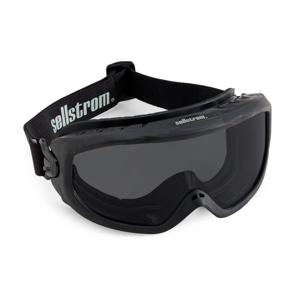 Sellstrom Odyssey II Wildland Fire Safety Goggles - Anti-Fog, Anti-Scratch Eye Protection Goggles for Men & Women - FR Strap, fits over Glasses, ANSI Z87.1