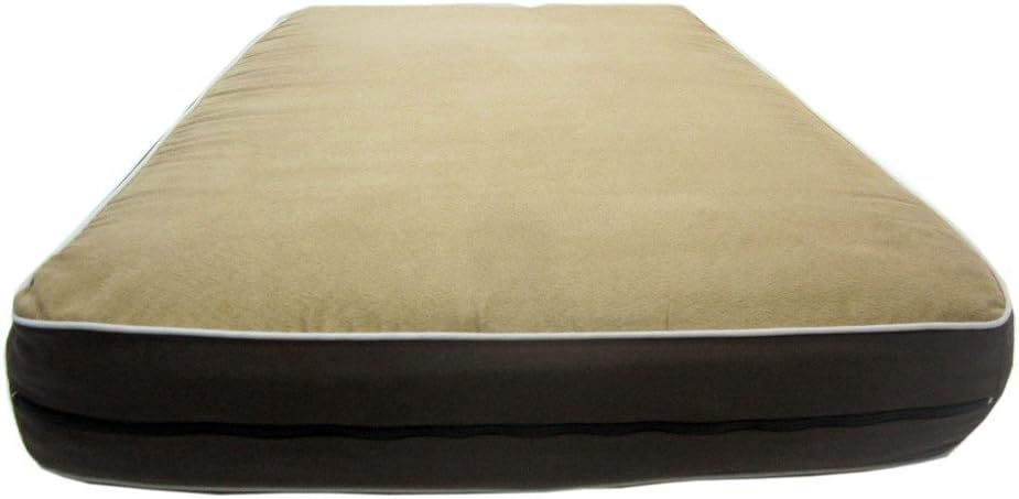 New Age Pet InnPlace Large Dog Cushion - 3" Thick Foam Pad with Removable, Washable Cover, for Large Dogs and Puppies, Provides Comfortable Restful Sleep, Compatible with Various Kennel Sizes