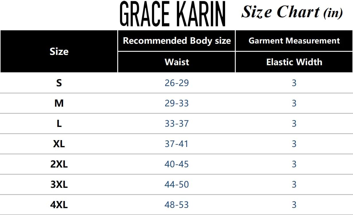 GRACE KARIN Women's Stretchy Belt 1950s 3 Inch Wide Elastic Belts