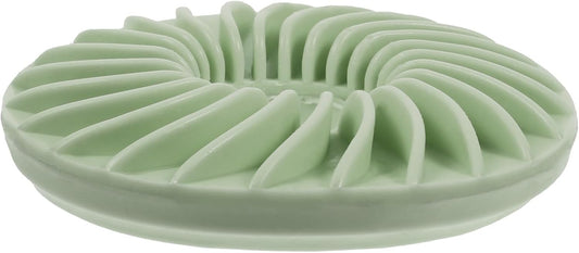 Milisten Pet Slow Feeder Dog Bowl Interactive Puzzle for Puppies Slow Eating Green Non-Toxic Material Suitable for Small to Medium Dogs
