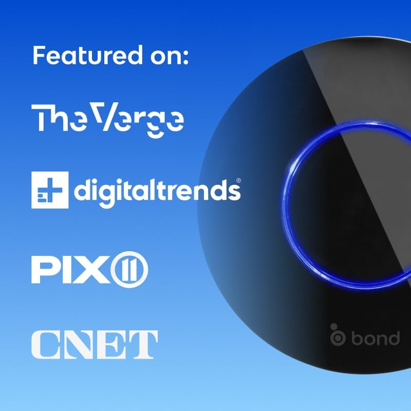 BOND | Add Wifi to Ceiling Fan, Fireplace or Motorized shades | Works with Alexa, Google Home | Remote Control with App | Works with iPhone or Android