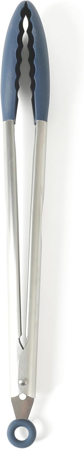 Calphalon Edge 11 Piece Stainless Steel Kitchen Tools and Gadgets Set- Navy Blue