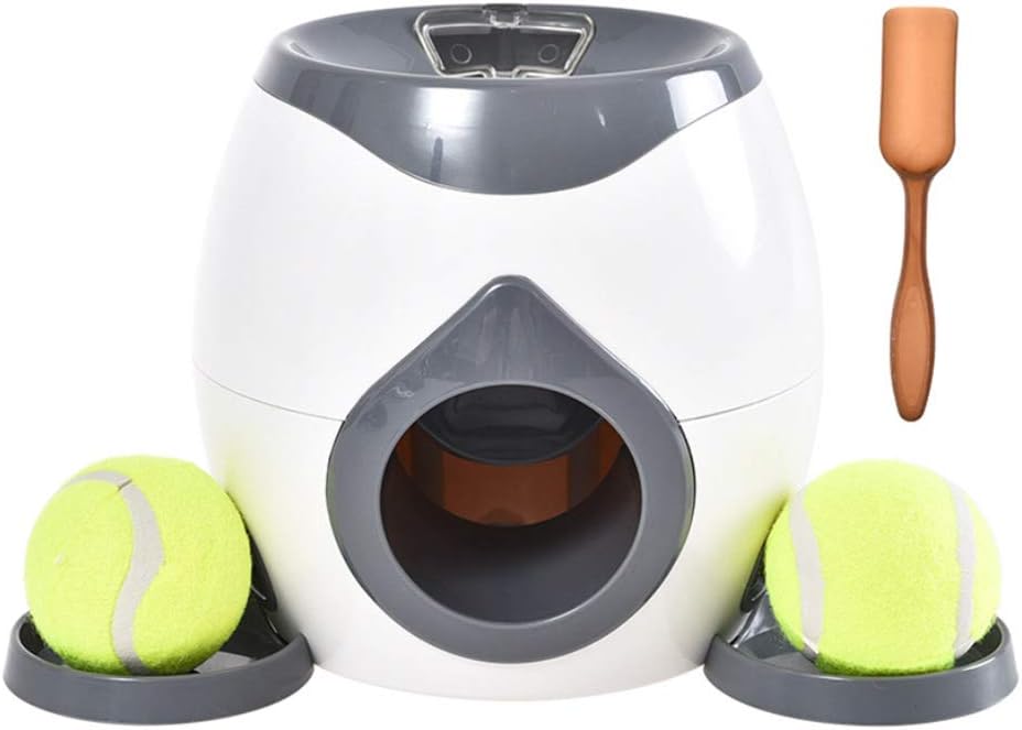 hejhncii Dog Slow Feeder Treat Dispenser Toy Interactive Puzzle Ball Toy for Indoor Outdoor Dogs with Removable Plates Spoon Toys