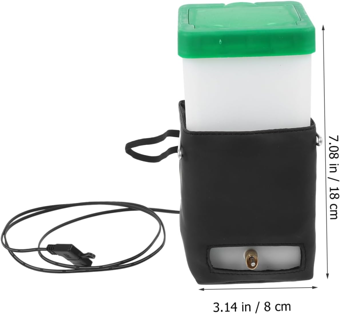 1Set 1L Heated Pet Water Bowl Heated Water Bottle Dispenser for Rabbit Cat Hamster Guinea Pigs Ferrets Birds Mouse Cockatiel Rats Other Small Animal Pet No Drip No Leak No Mess Mount Drinker