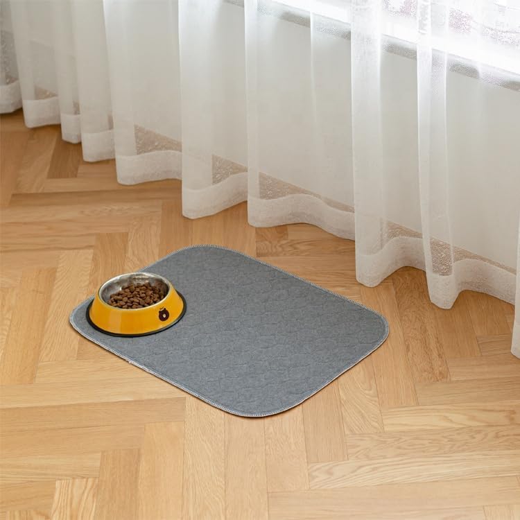 Extra Large Washable Dog Pads 2-Pack, 18x24 Reusable Absorbent and Waterproof Mat for Puppy Potty Training, Whelping, Crates & Couches