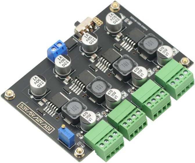 LM2596 Multi Channel Switching Power Supply 3.3V/5V/12V/ADJ Adjustable Voltage Output Power Supply Module