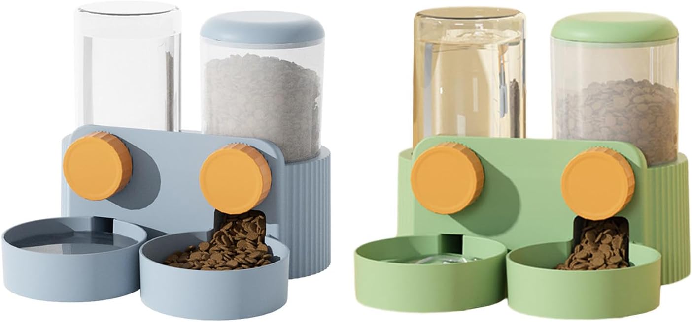 Water Feeder Water Dispenser Feeding Watering Cage Mount Automatic Food Automatic Hanging Pet Cage Bowl Food & Water Feeder