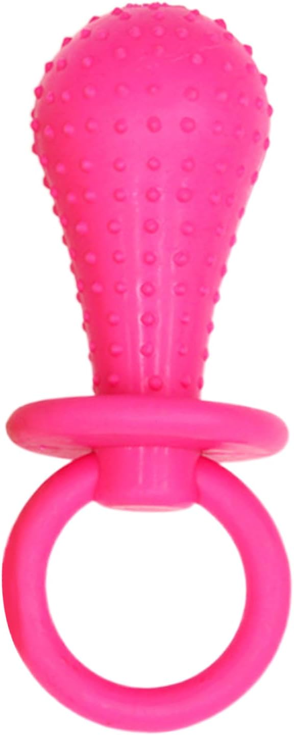 Dog Nipple Toy - Puppy Teething Imitation Breastfeeding Nipple, Responsive Safe Pet Molar Play Chew, Interactive Calming Teether for Travel Apartment Park Home Dorm Use 3.74x1.5 Inches