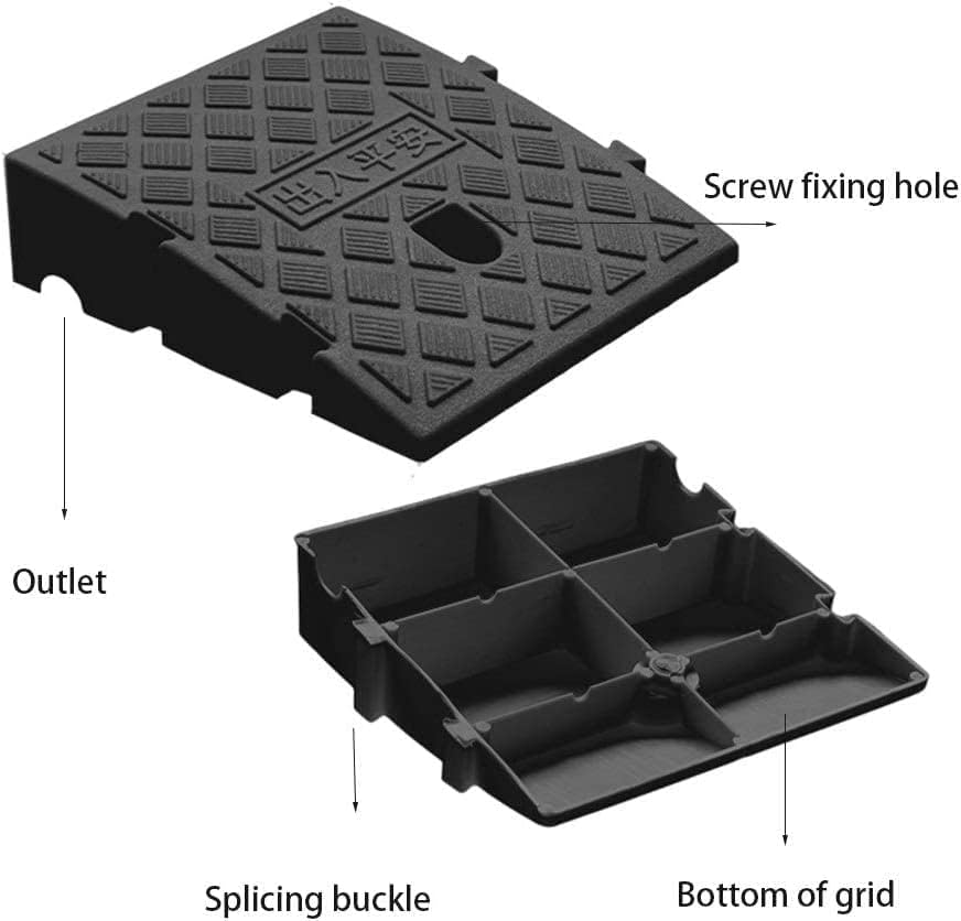 Portable Dog Ramps for Cars - Lightweight Folding Ramps for Small Vehicles, Scooters & Wheelchairs - Easy Access Threshold Steps for Pets