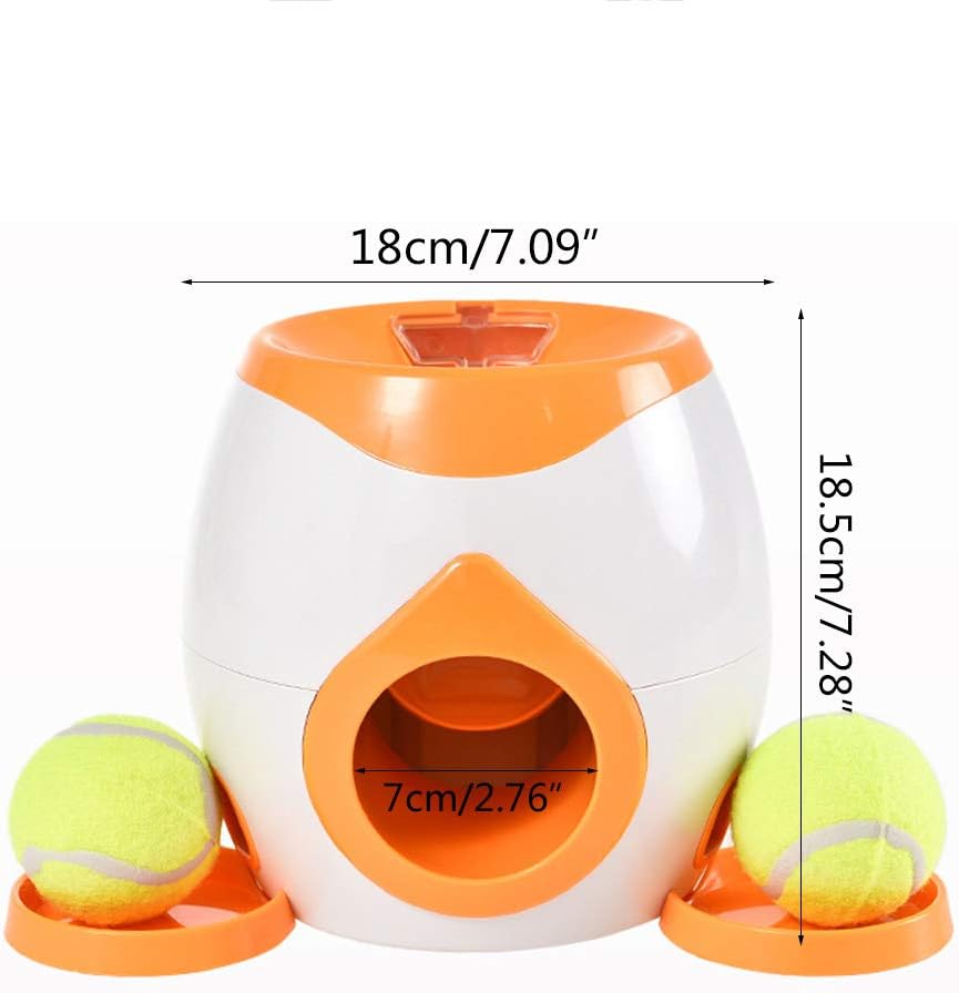 hejhncii Dog Slow Feeder Treat Dispenser Toy Interactive Puzzle Ball Toy for Indoor Outdoor Dogs with Removable Plates Spoon Toys