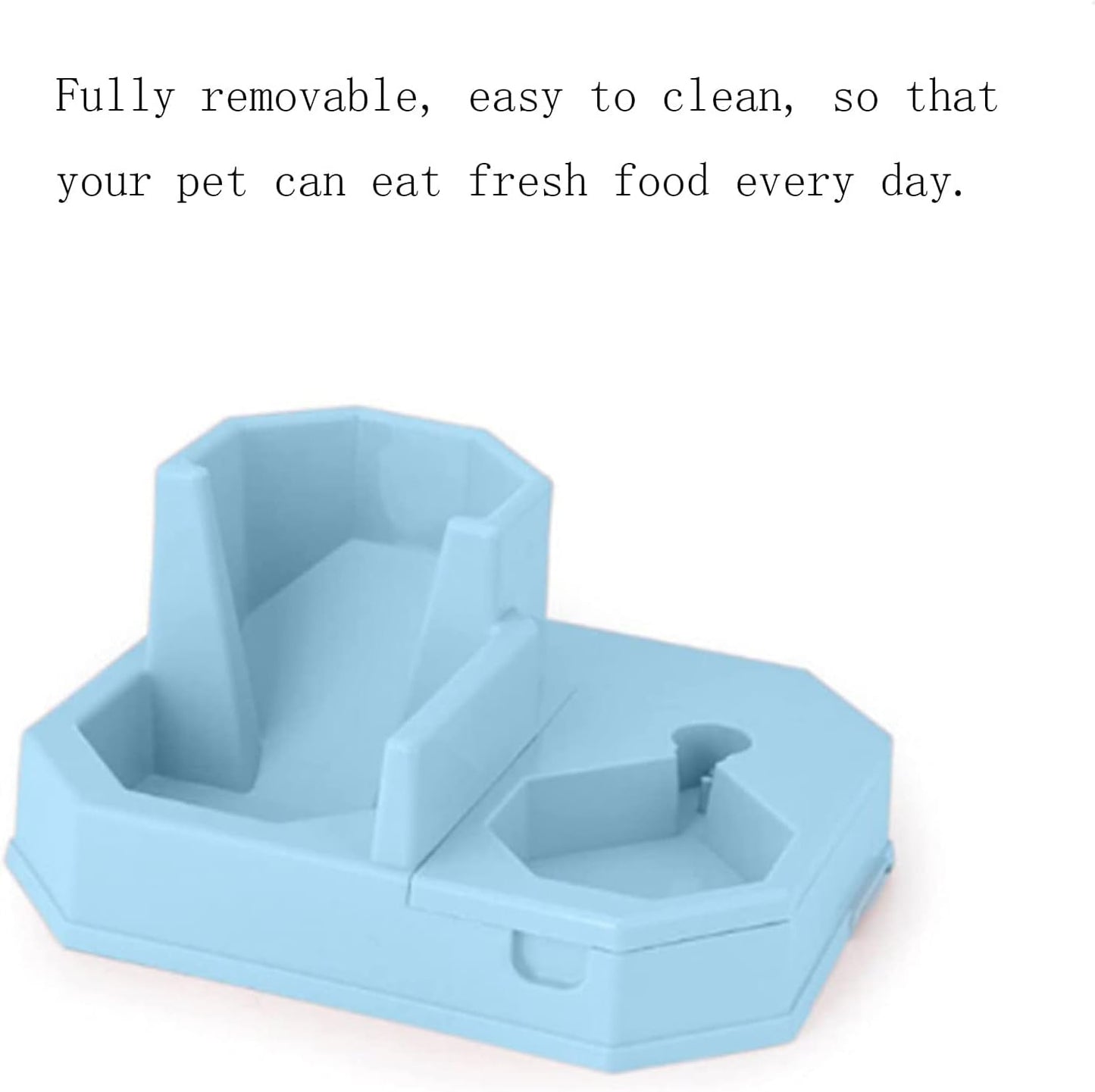 Water Dispenser 2 in 1 Pets Automatic Water Feeder 2.5L/0.5L Automatic Dog Feeder Cat Water Dispensers Unplugged Feed Water Pet Supplies for Small Medium Large Cat Dog cat Fountain